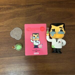 Crybaby x Pop Mart 
The Powerpuff Girls The Professor 
#Collectible